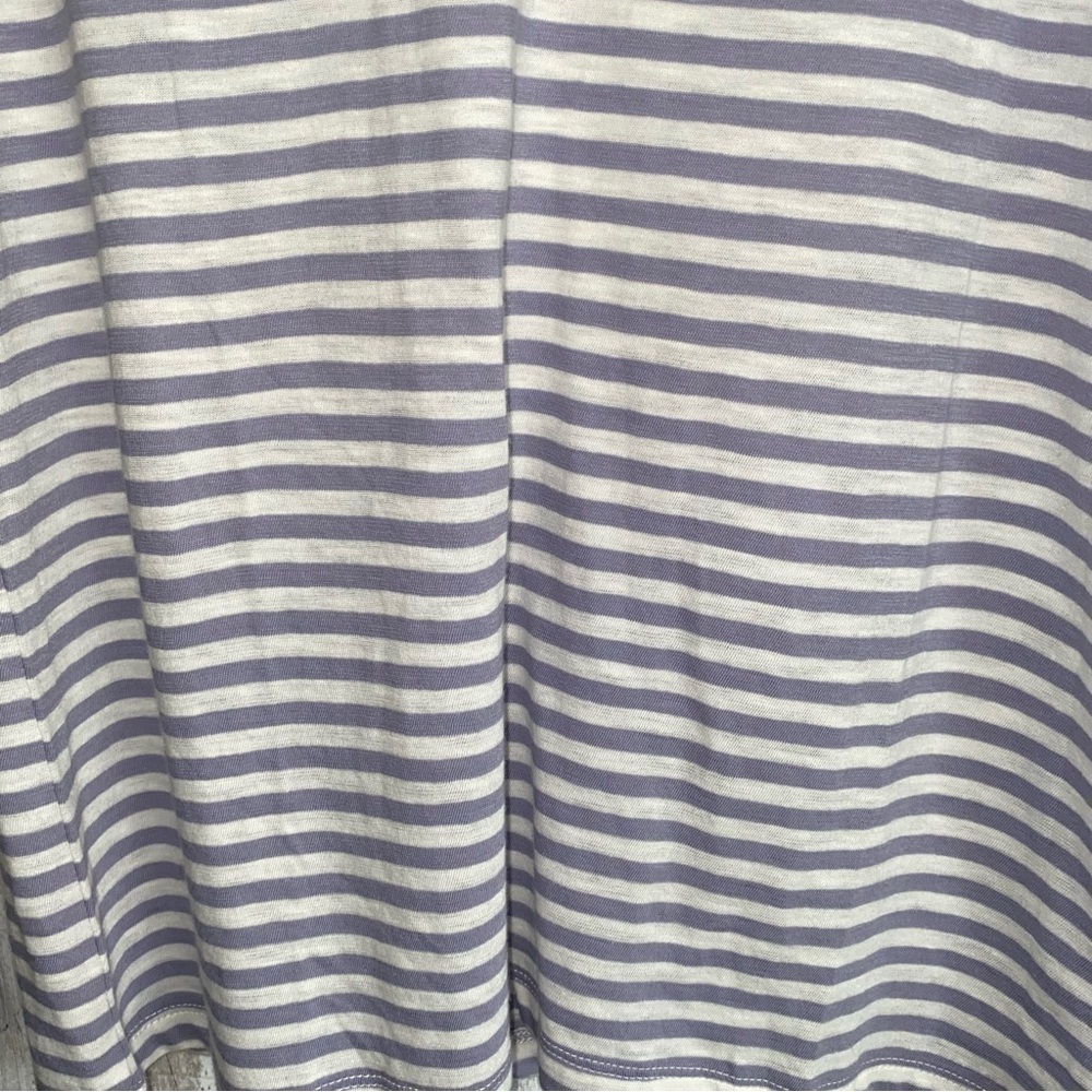 Madewell Striped Tank Top Gray White Sleeveless Cotton Size Small - Picture 4 of 4